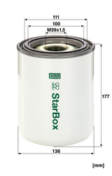 LB 1374/20 dimensions